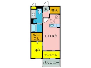 メゾン・ド・ユ－の物件間取画像